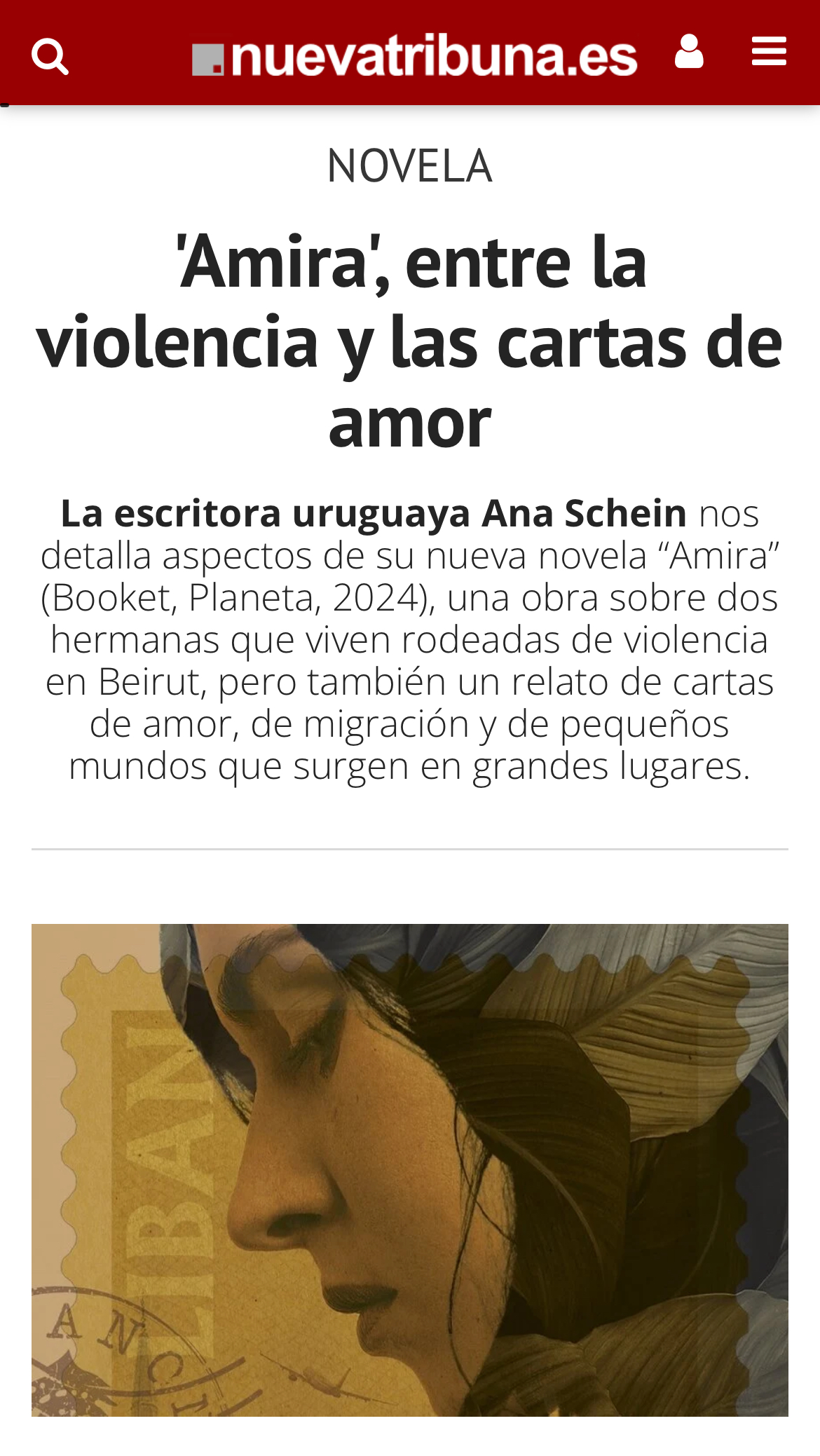 Ana Schein en Nueva Tribuna España